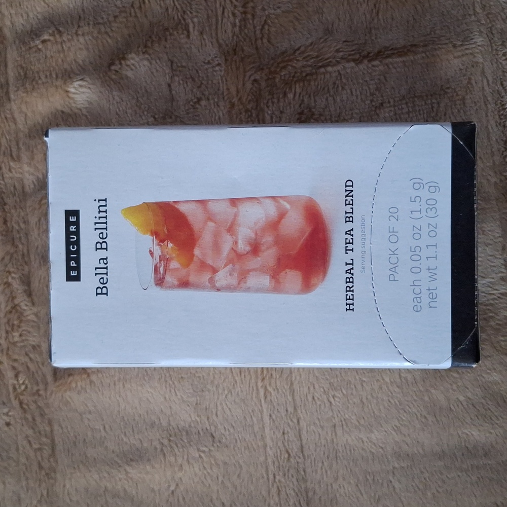 Epicure Bella Bellini Herbal Tea Blend - NWT
